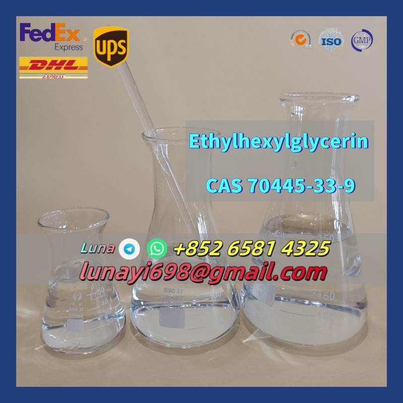 Popular Liquid Raw Material Ethylhexylglycerin 99% Ethylhexyl Glycerin CAS 70445-33-9 Cosmetic Grade