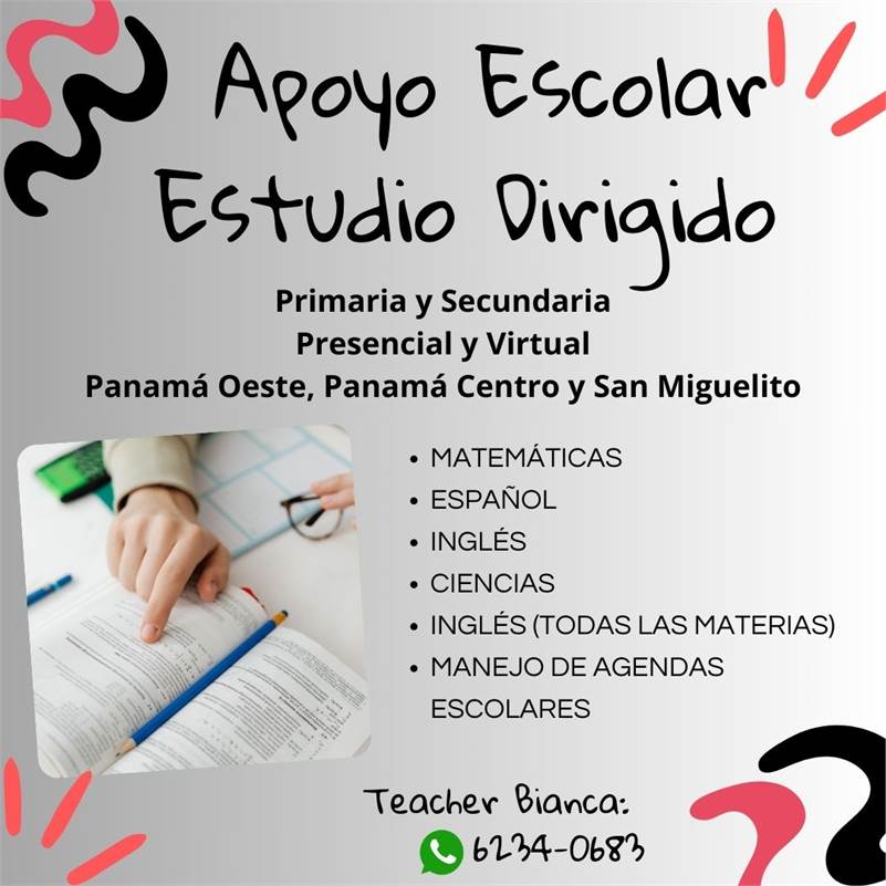 Tutoría Escolar y Estudio Dirigido