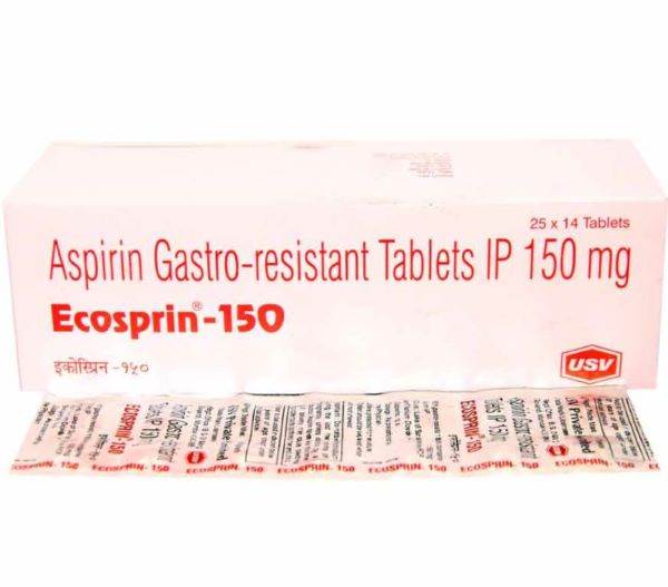Get Ecosprin 150mg online at best price in USA | Call +1 3473055444