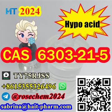 Hot sell hypo acid cas 6303-21-5 +8615355326496 in Australia Stock