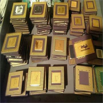 Ceramic Cpu Intel Processor Gold Recovery Scrap