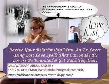 Simple Love Spells That Work for Real Call  +27717403094