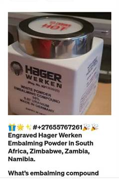 ✨   ((+27))0655767261✨   Prices Of Hot Hager Werken Embalming Powder Pink & White Powder in Zambia