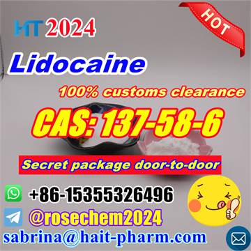 Lidocaine Cas 137-58-6 from Haite Pharm +8615355326496