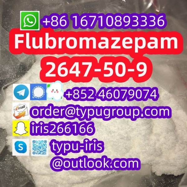 Flubromazepam cas 2647-50-9 low sale price 