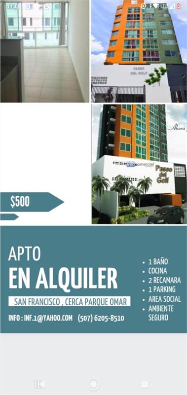 Céntrico Apartamento disponible 