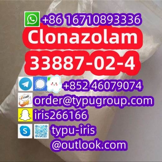 Clonazolam cas 33887-02-4 low sale price huge stock T