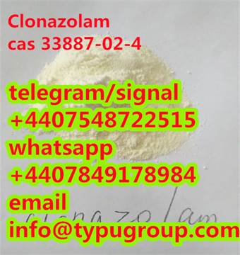 offer Clonazolam cas33887-02-4 telegram/signal+4407548722515