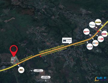 Venta Terreno Uso Mixto sobre la Interamericana