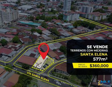 VENTA DE 2 TERRENOS CON MEJORAS EN SANTA ELENA