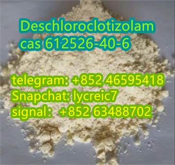 Deschloroclotizolam cas 612526-40-6 white powder