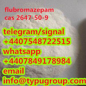 quick shipment Flubromazepam cas 2647-50-9 telegram/signal+4407548722515