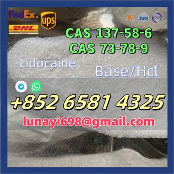 CAS 137-58-6 Lidocaine/CAS 73-78-9 Lidocaine Hcl