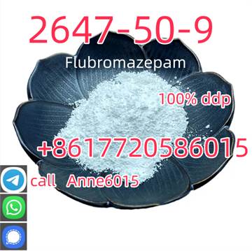 factory supply 2647-50-9 Flubromazepam+8617720586015